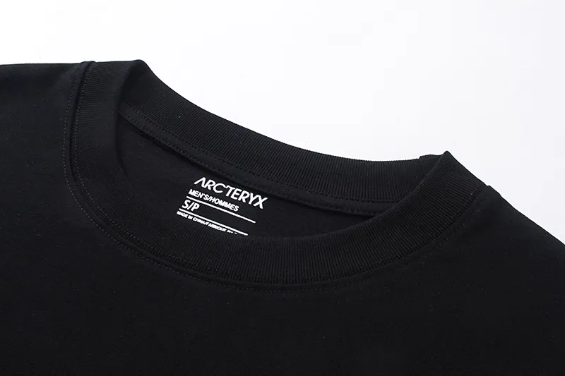[ Ayc Teryx ] 2024FW T LOGO Premium 32s Same Style ：Black White Size：XS S M L